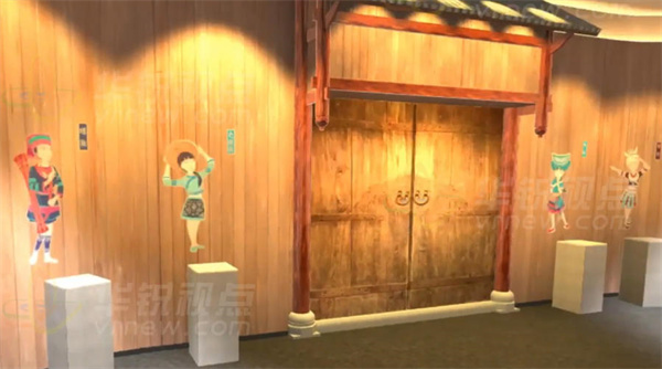沉浸式虚拟民族服饰展厅,3D数字化,VR