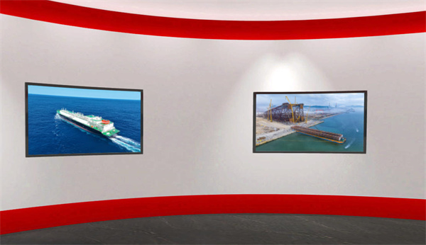 中国海洋石油企业3D虚拟线上展厅,3D展厅编辑器,数字化展厅建设