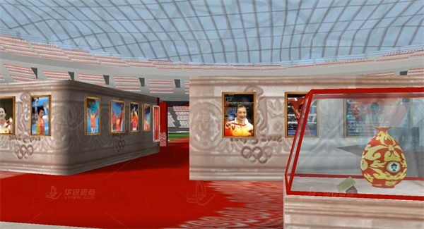 3D全景漫游鸟巢,VR沉浸式,三维建模