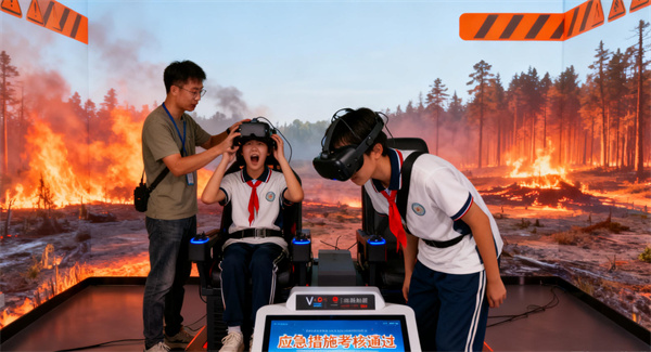 森林火灾科普VR体验系统,虚拟现实,沉浸式体验