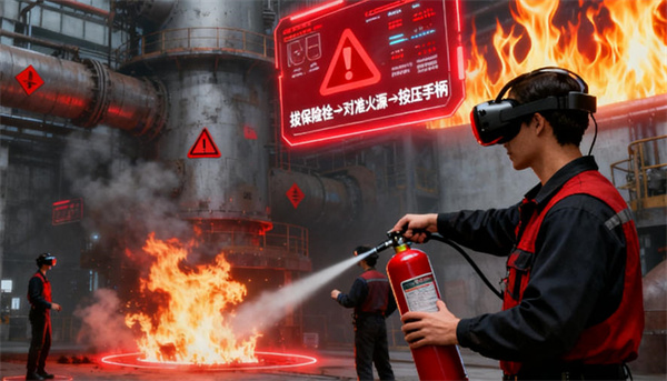 钢铁厂VR安全事故警示系统,虚拟现实(VR)技术,VR虚拟场景