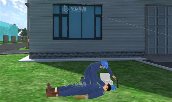 高处坠落事故现场处置VR实训系统,虚拟现实技术,VR实训系统