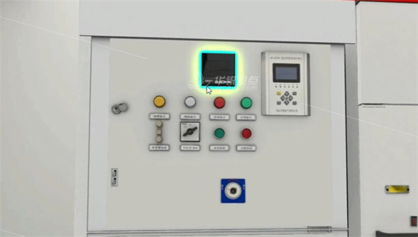 低压并网柜的停送电VR实训系统,光伏发电系统,虚拟实训